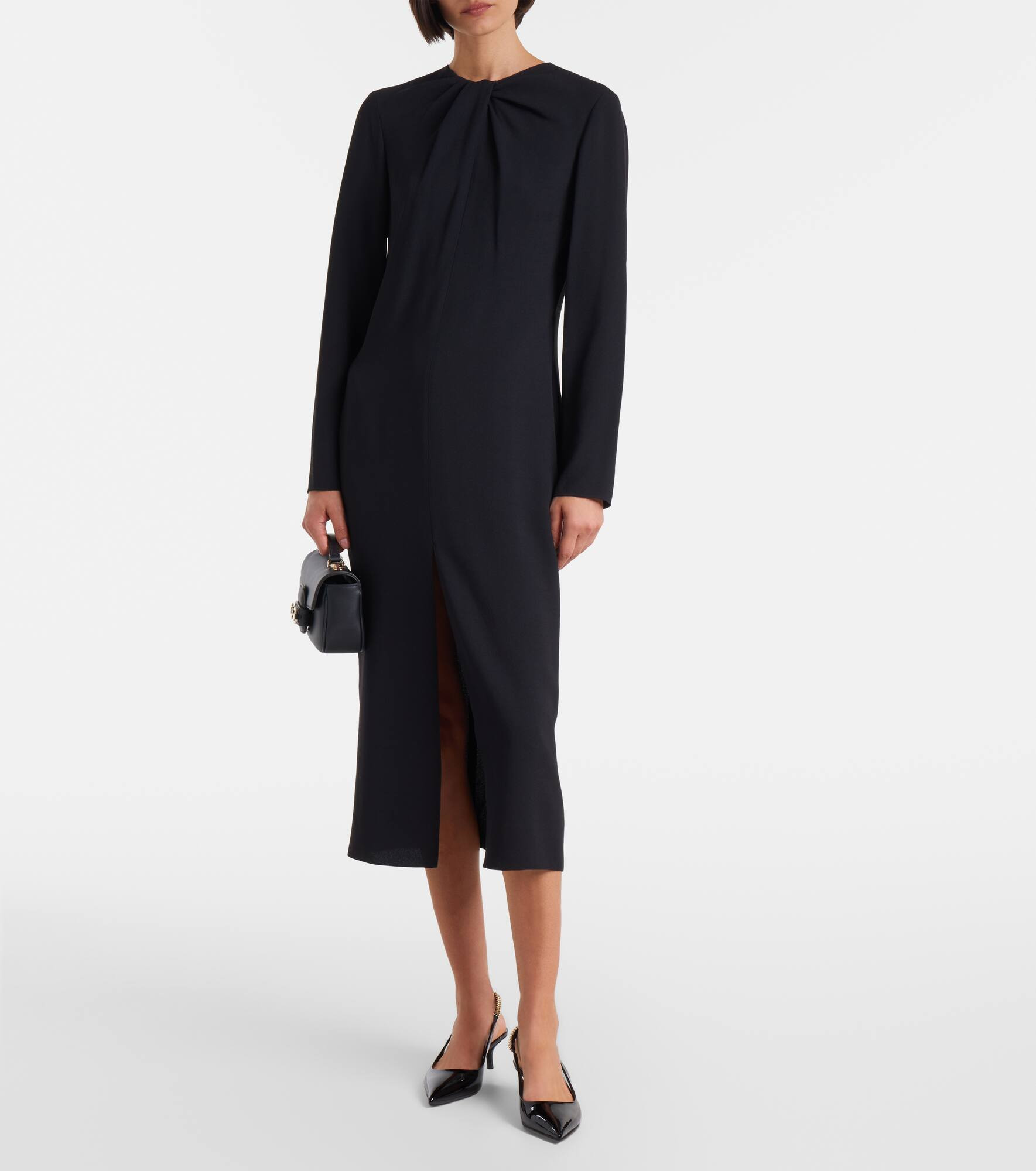 Gathered midi dress - 2