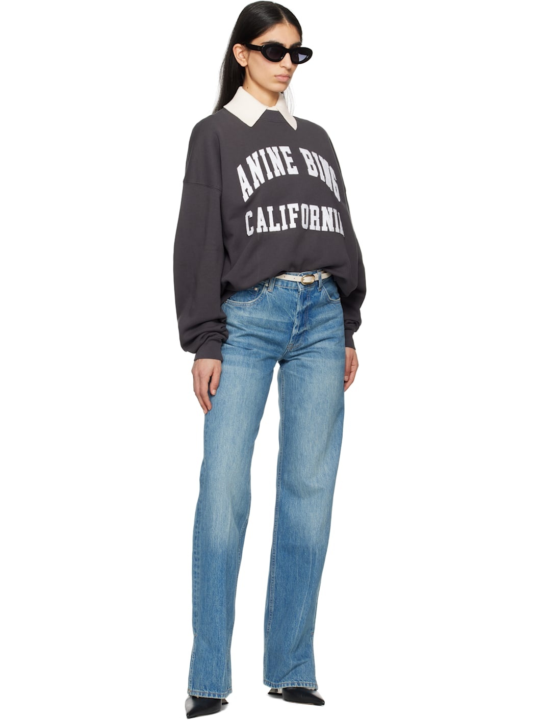 Black 'Anine Bing' Miles Sweatshirt - 4
