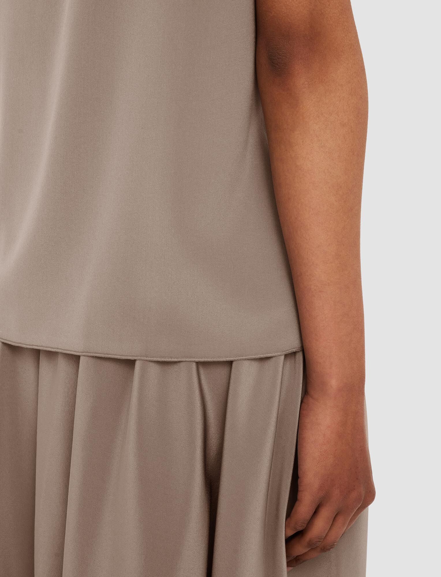 Rubin Crepe de Soie Silk Blouse - 6
