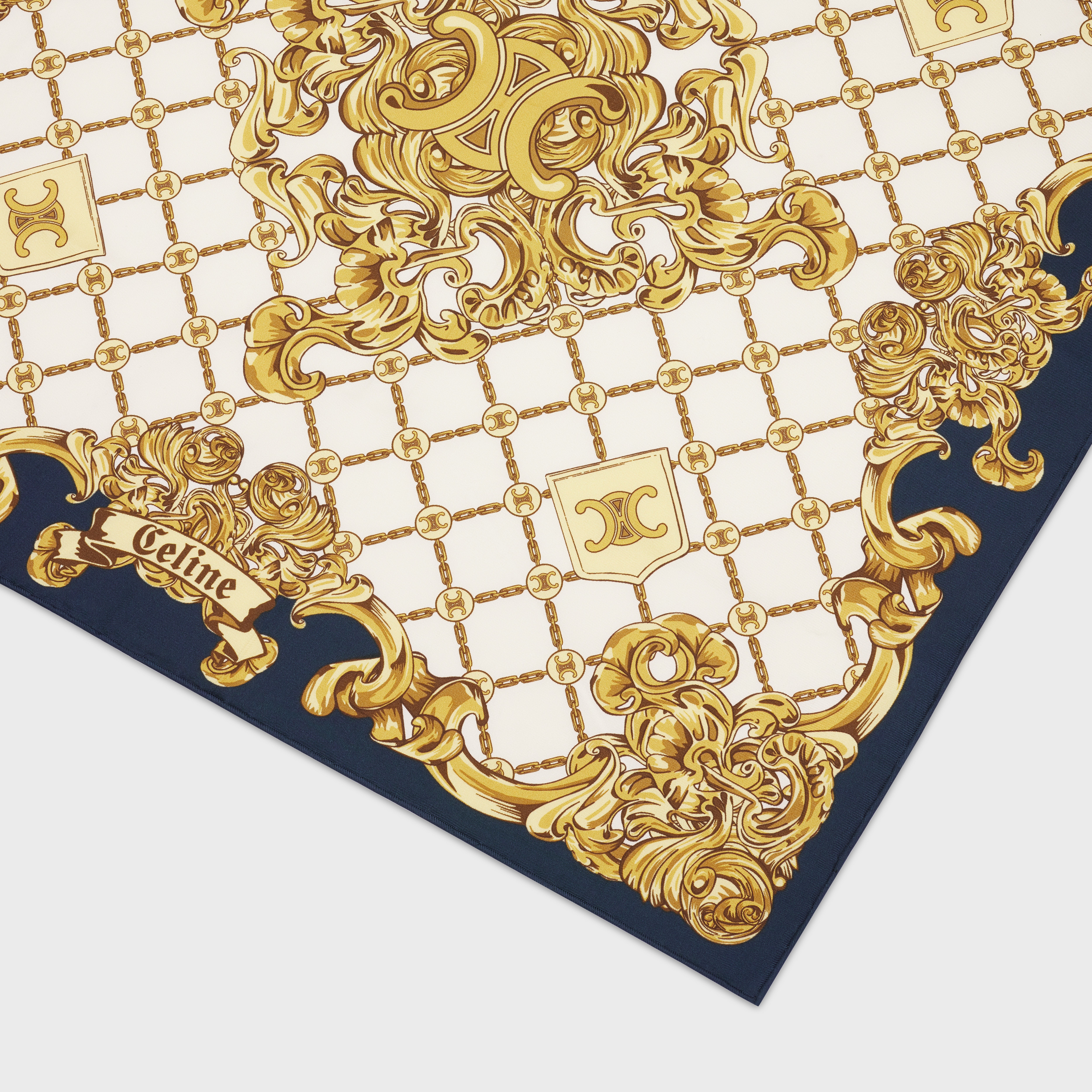 BANDANA IN PRINTED SILK TWILL - 3