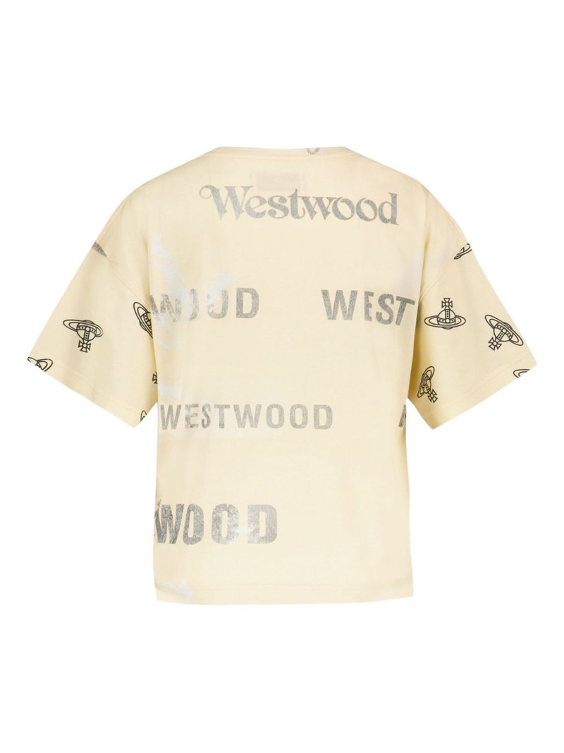 Vivienne Westwood orb-logo cotton shirt outlook