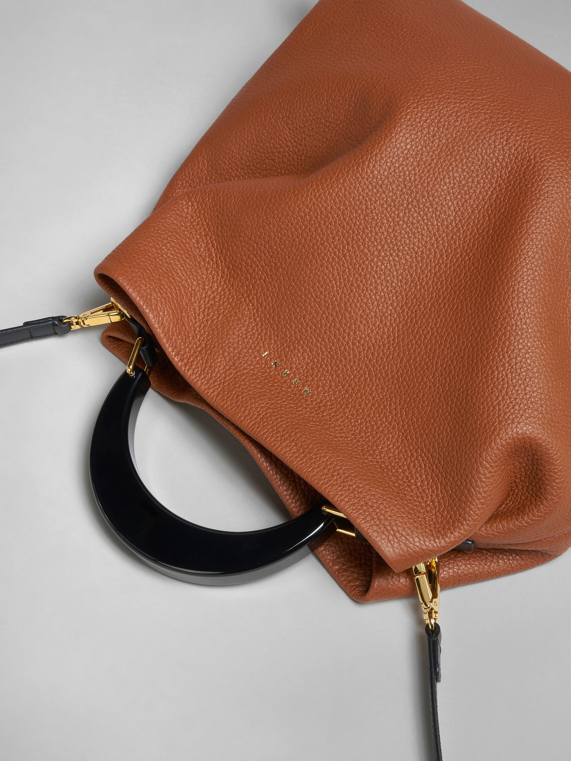 VENICE MEDIUM BAG IN BROWN LEATHER - 5