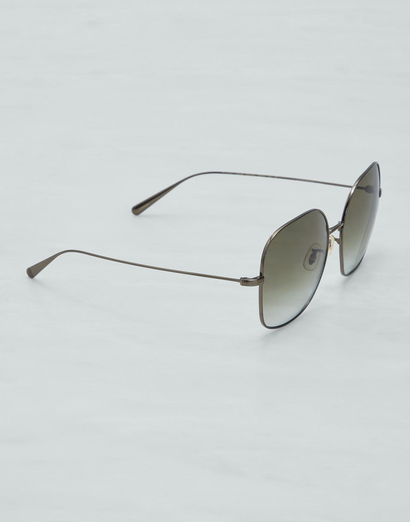 Brunello Cucinelli Deadani titanium sunglasses outlook