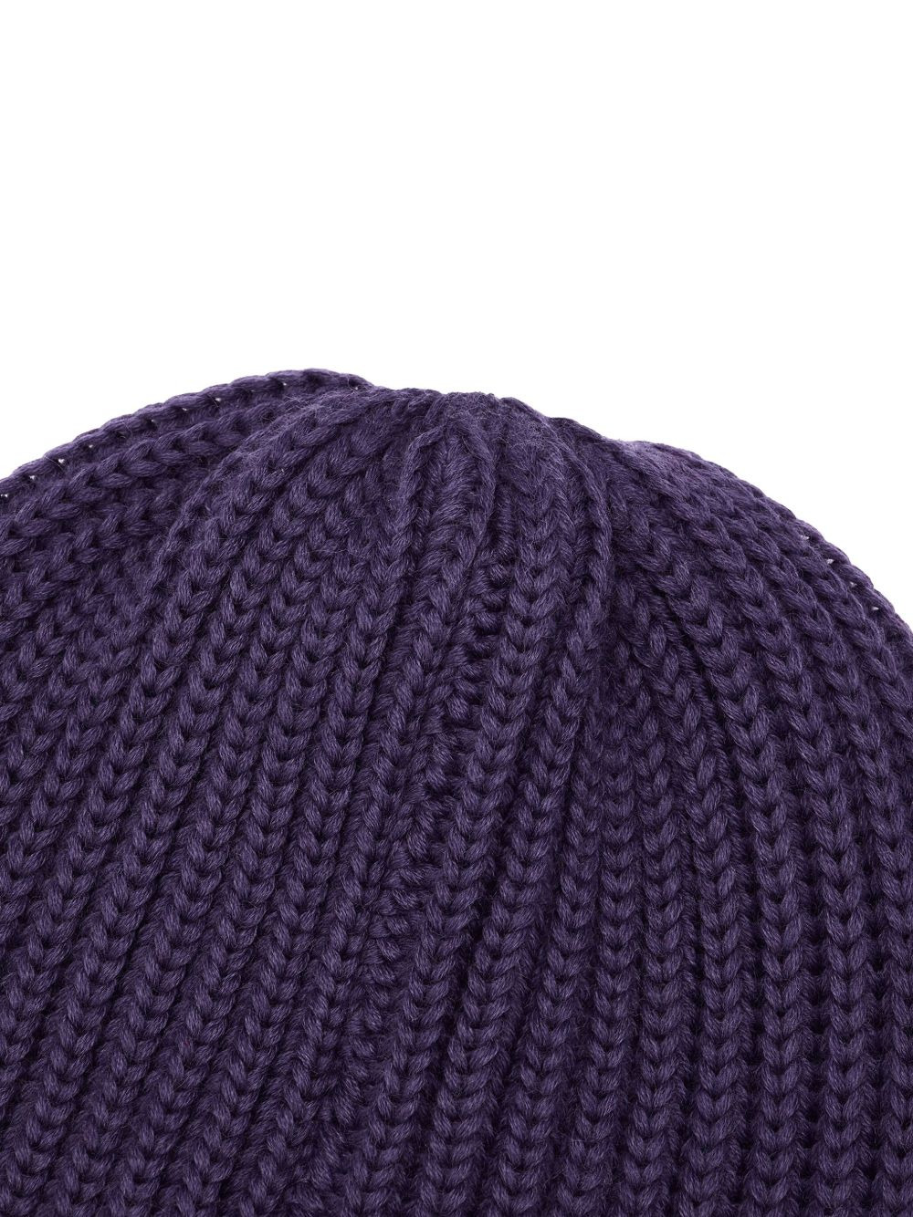 logo-embroidered ribbed beanie hat - 5