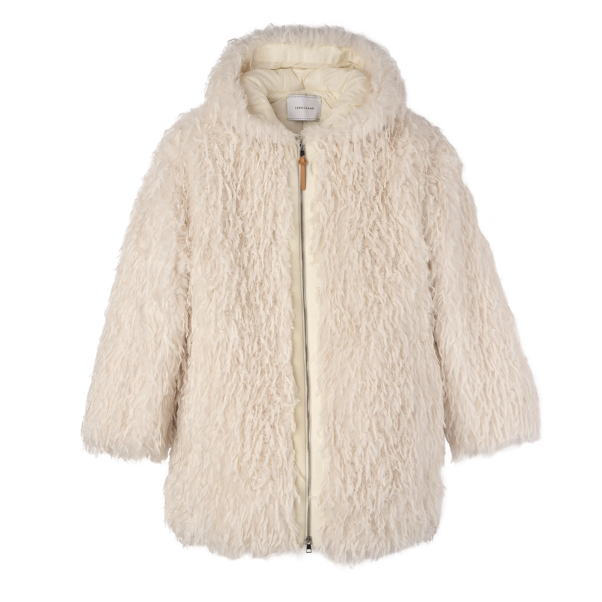 Coat Ivory - Faux fur - 1