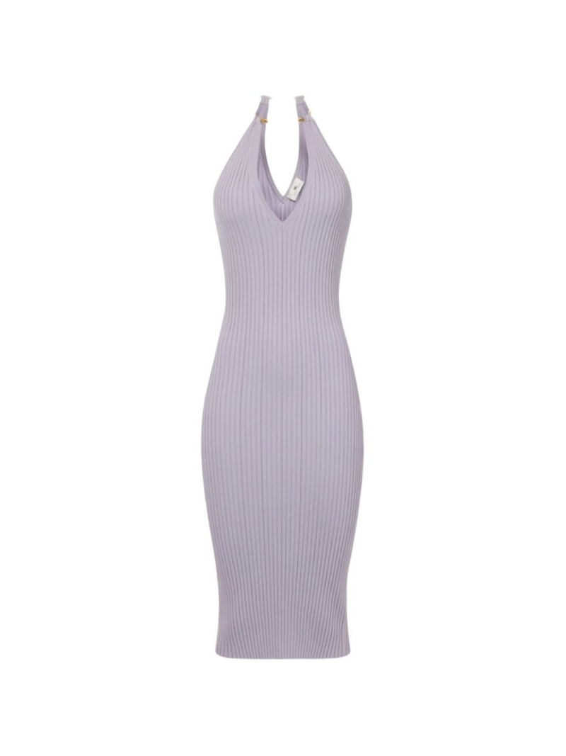 ring V-neck midi dress 1