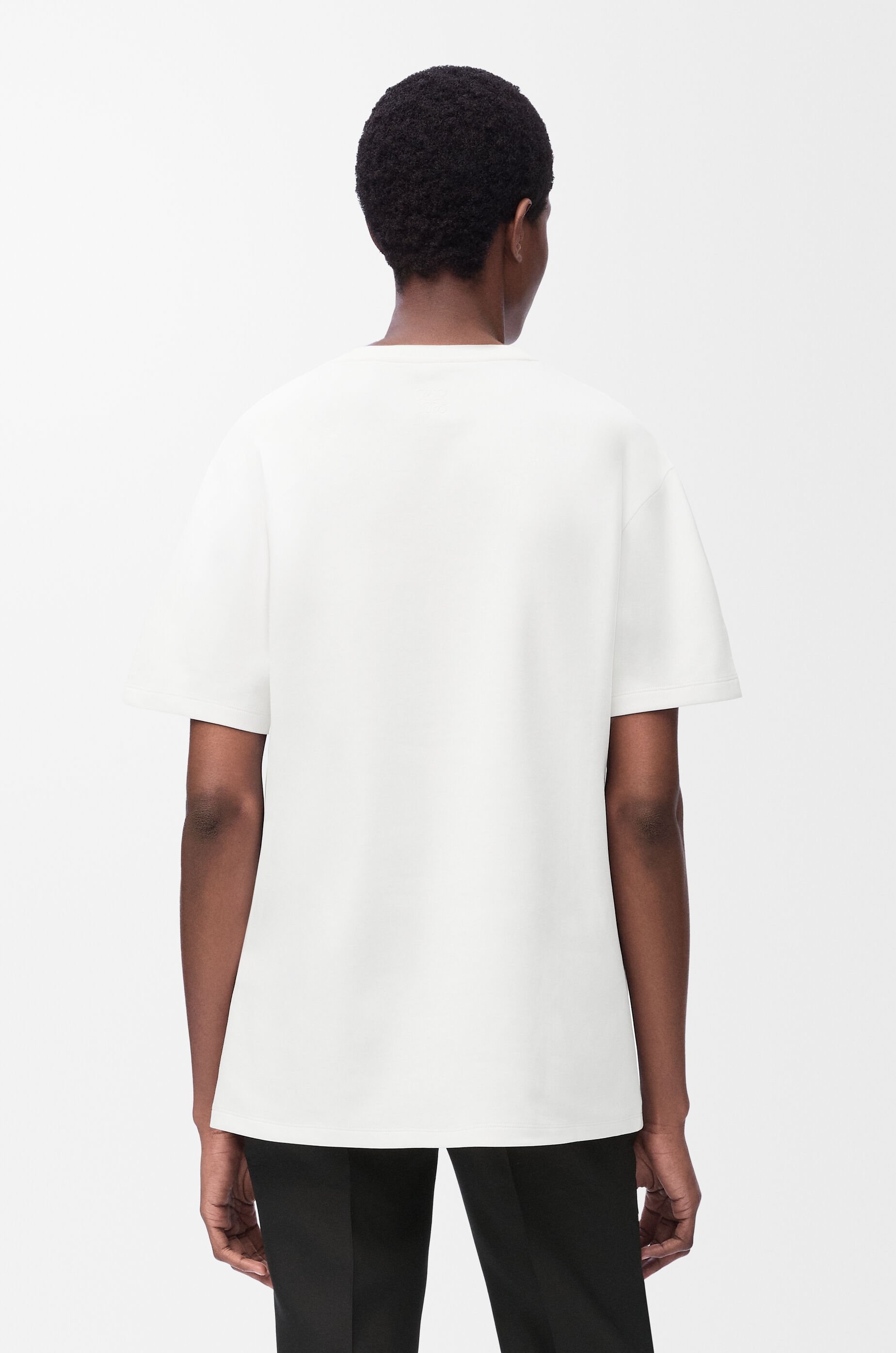 Relaxed fit T-shirt in cotton blend - 4