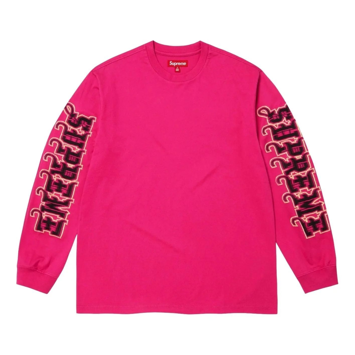 Supreme FW25 Intarsia Sleeve L/S Top 'Pink' SUP-FW25-111-PNK - 1