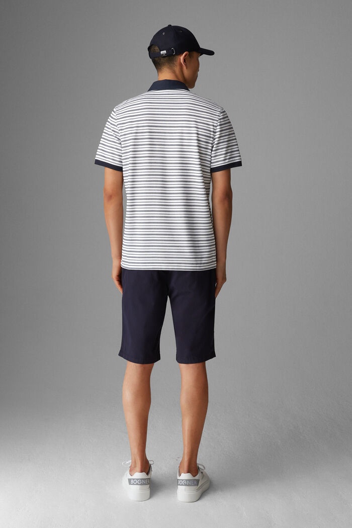Timo Polo shirt in Navy blue/White - 3