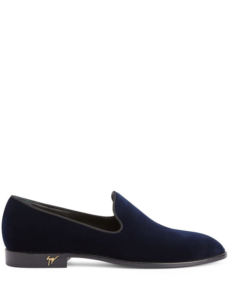 Gatien 벨벳 효과 loafers 1