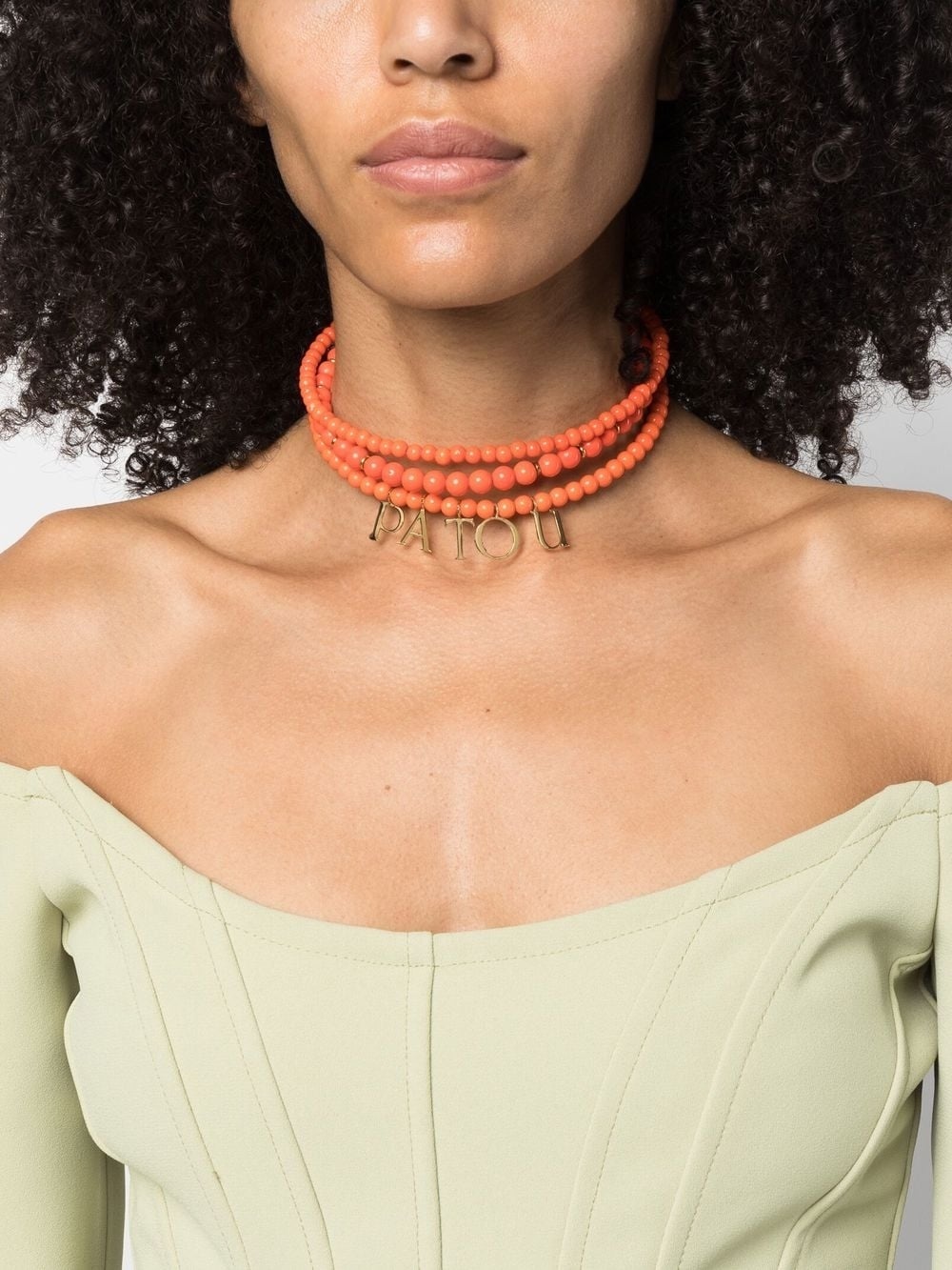 Pop Peals logo-charm necklace - 2