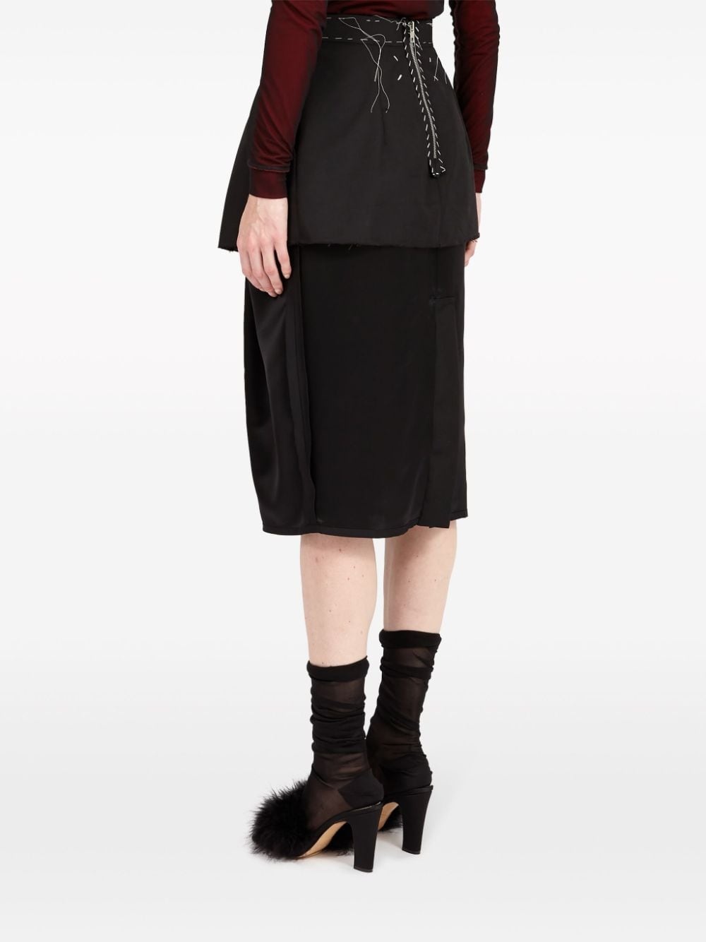 Work-in-progress layered skirt - 7