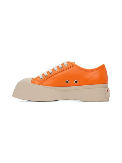Marni Orange Pablo Sneakers outlook