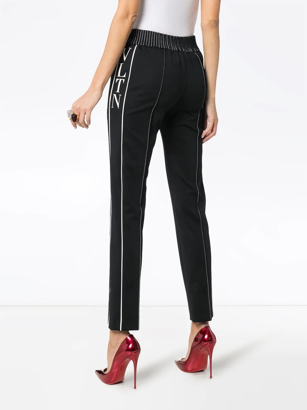 logo detail track trousers - 4