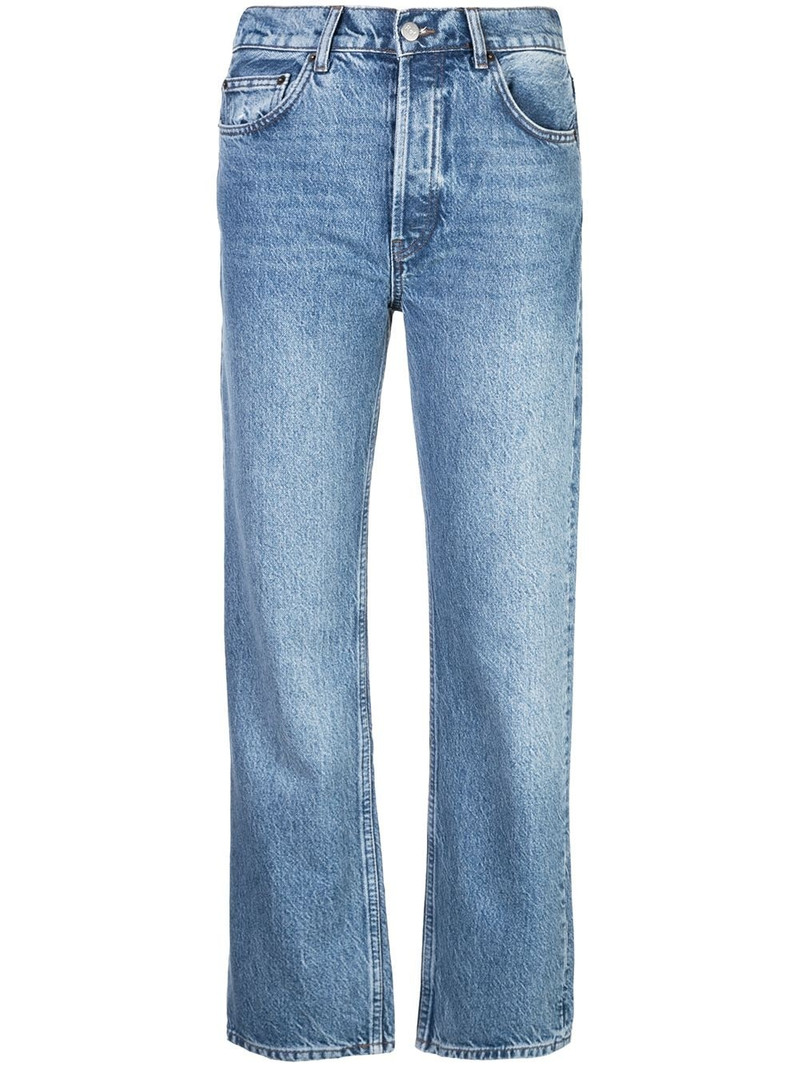 Cynthia high-rise straight jeans 1