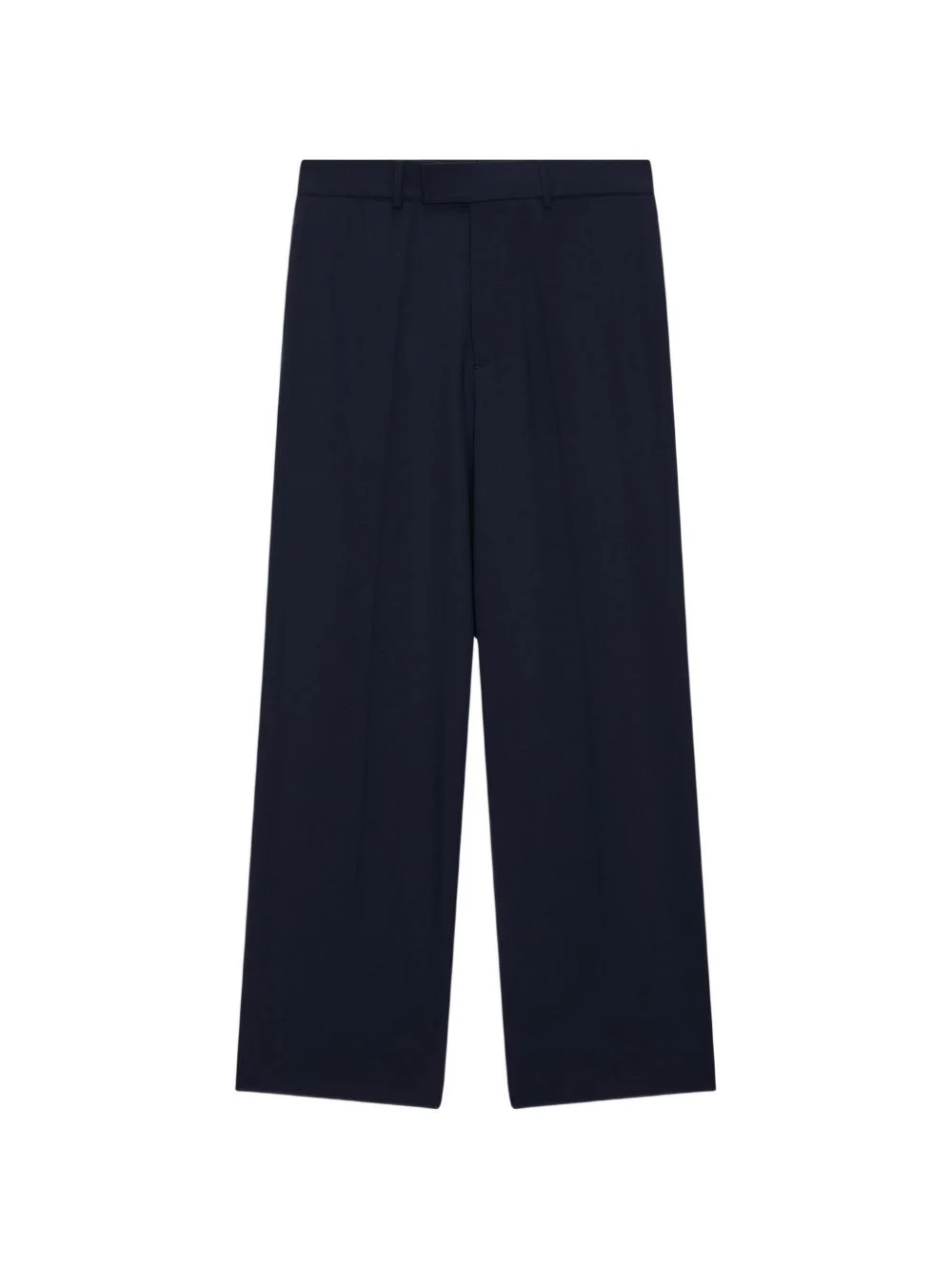 belt-loop wide-leg trousers - 1