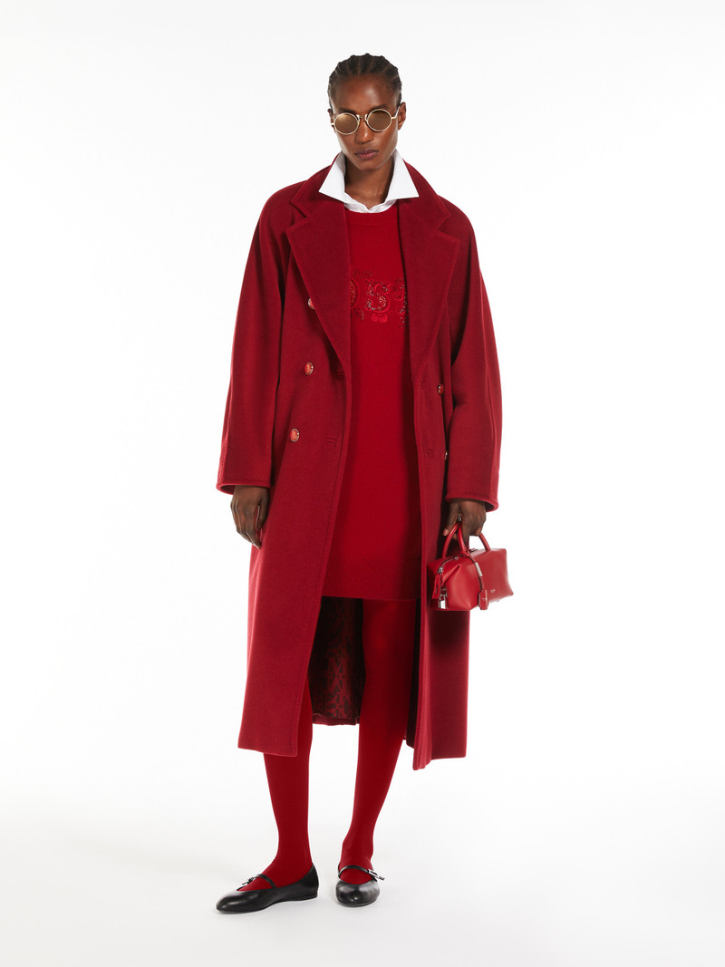 Max Mara ADUNCO Wool and cashmere knit dress outlook