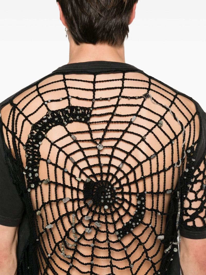 crochet-panelling T-shirt 5