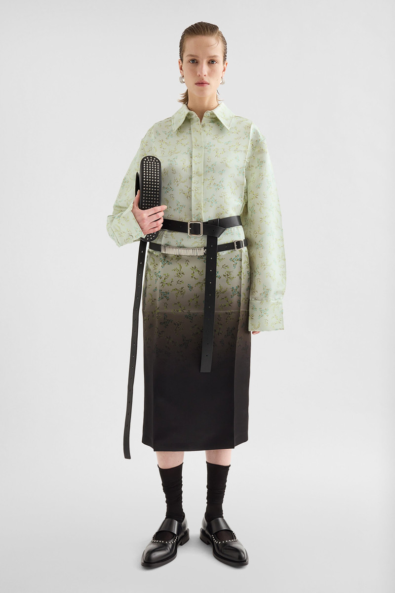 Jil Sander Silk Blend Printed Shirt outlook