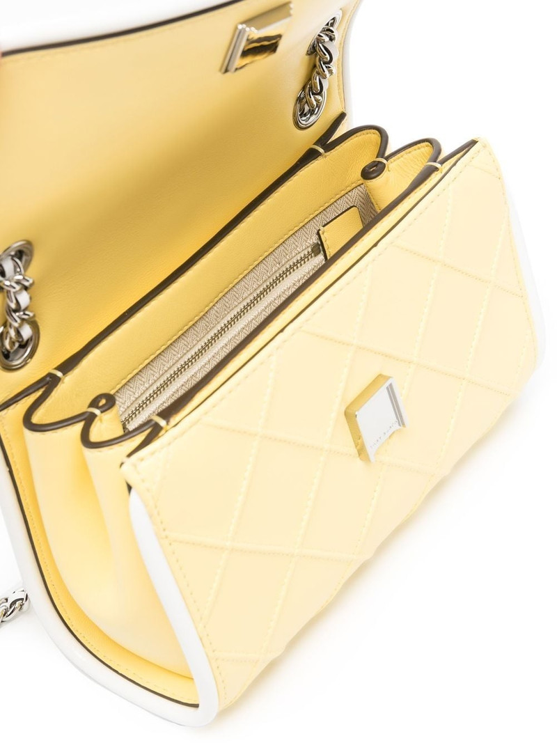 embossed and quilted cross-body bag 6