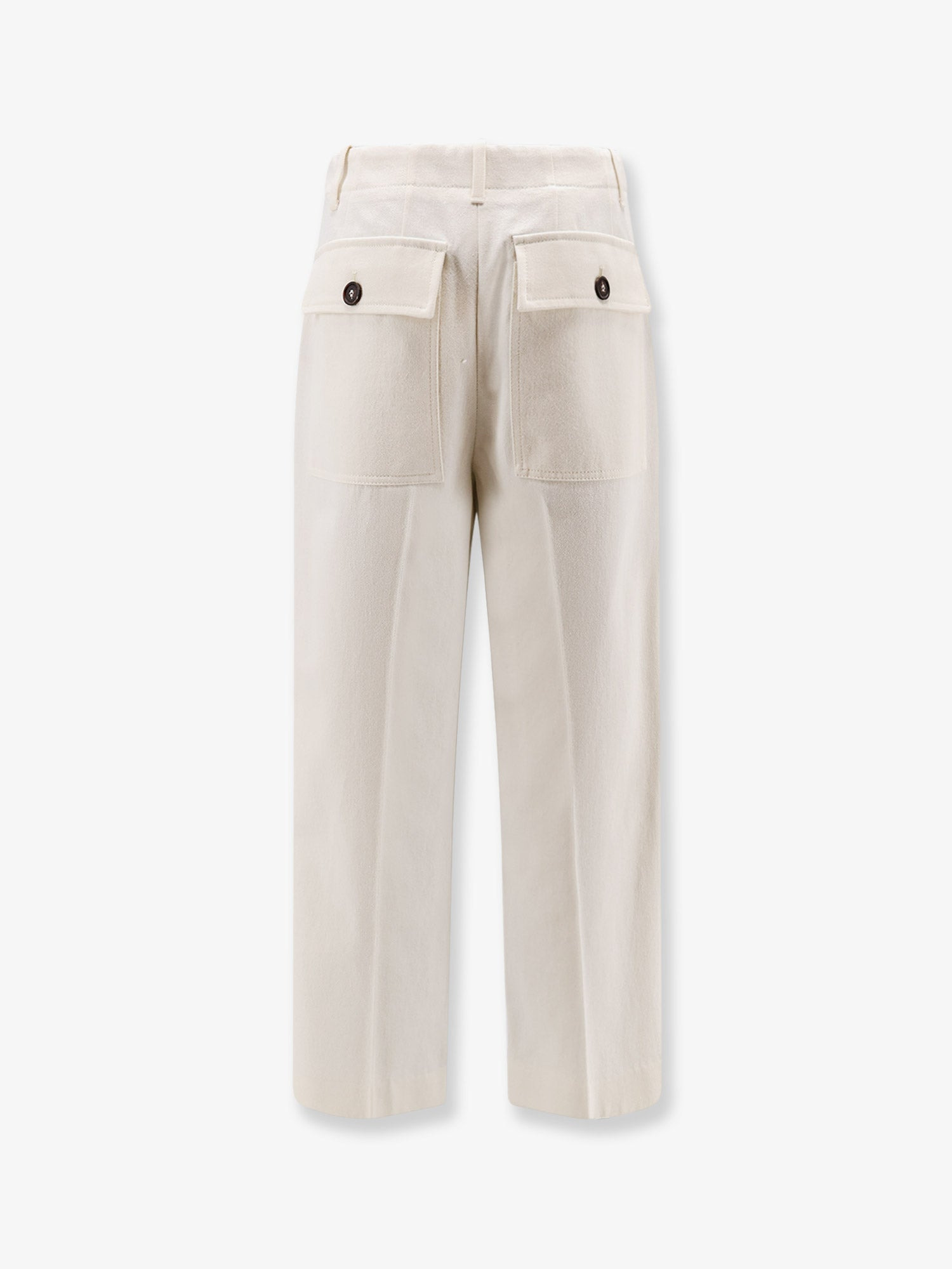 COTTON AND WOOL TROUSERS WITH ADJUSTABLE DRAWSTRING - 2