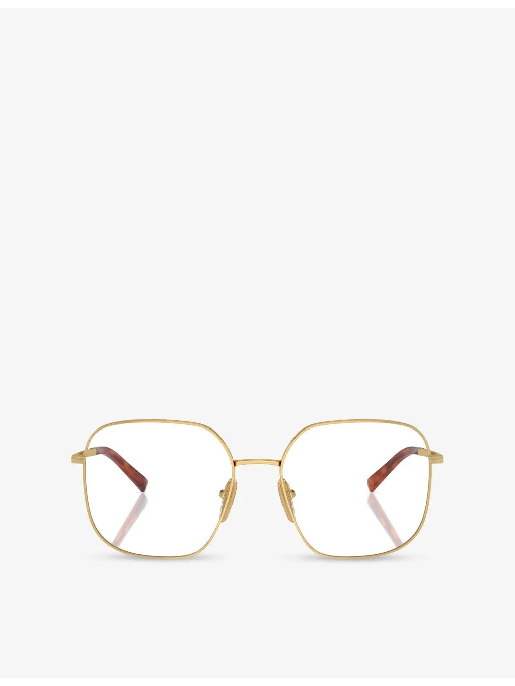 PR A59V Square-Frame Metal Optical Glasses - 1