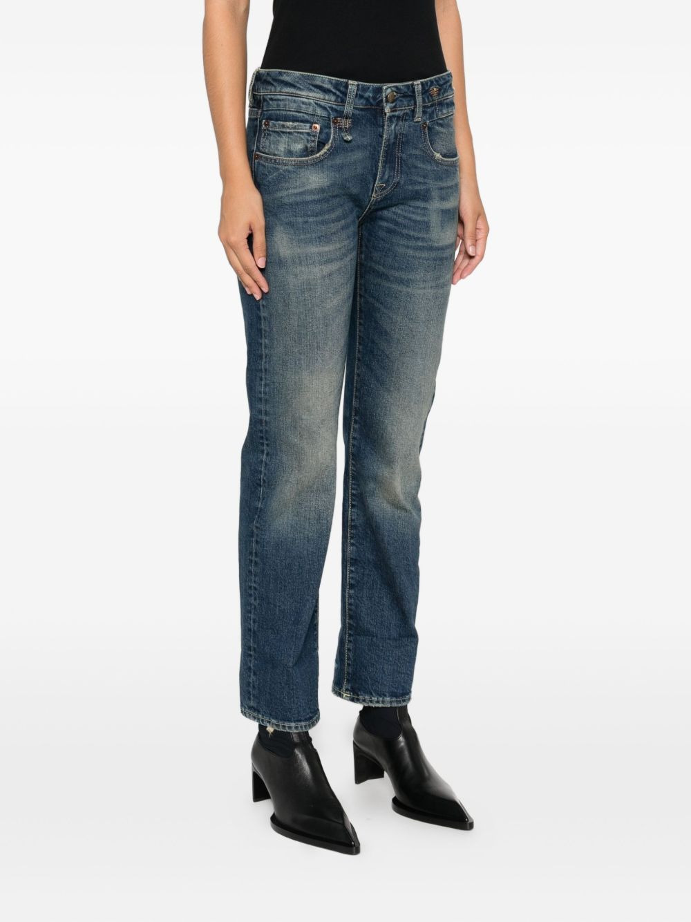 five-pockets stretch jeans - 3