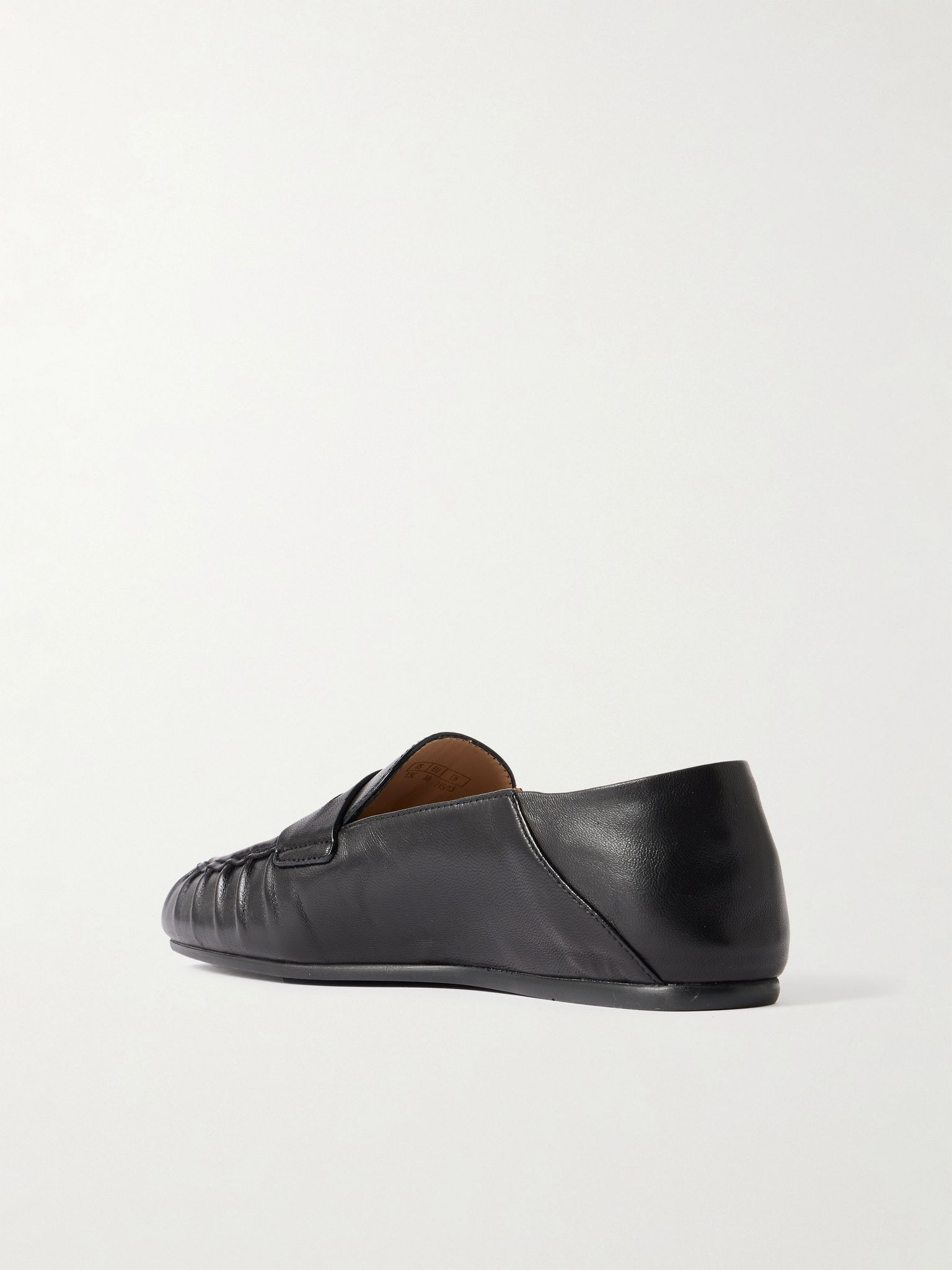 Brooks collapsible-heel leather loafers Black - 3