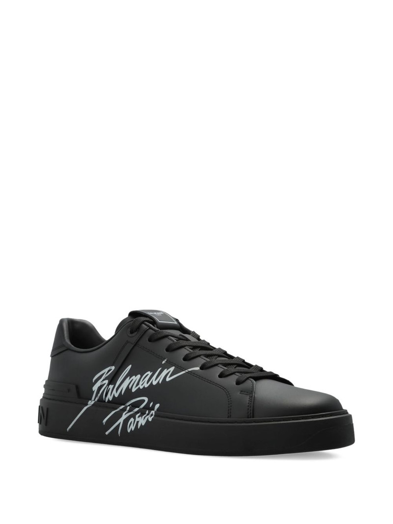 Balmain leather sneakers outlook
