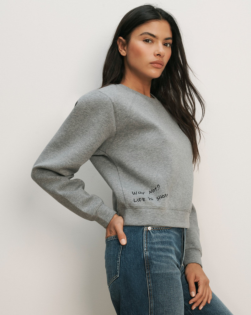 VERONICA BEARD BEAUMONT EMBROIDERED SWEATSHIRT outlook