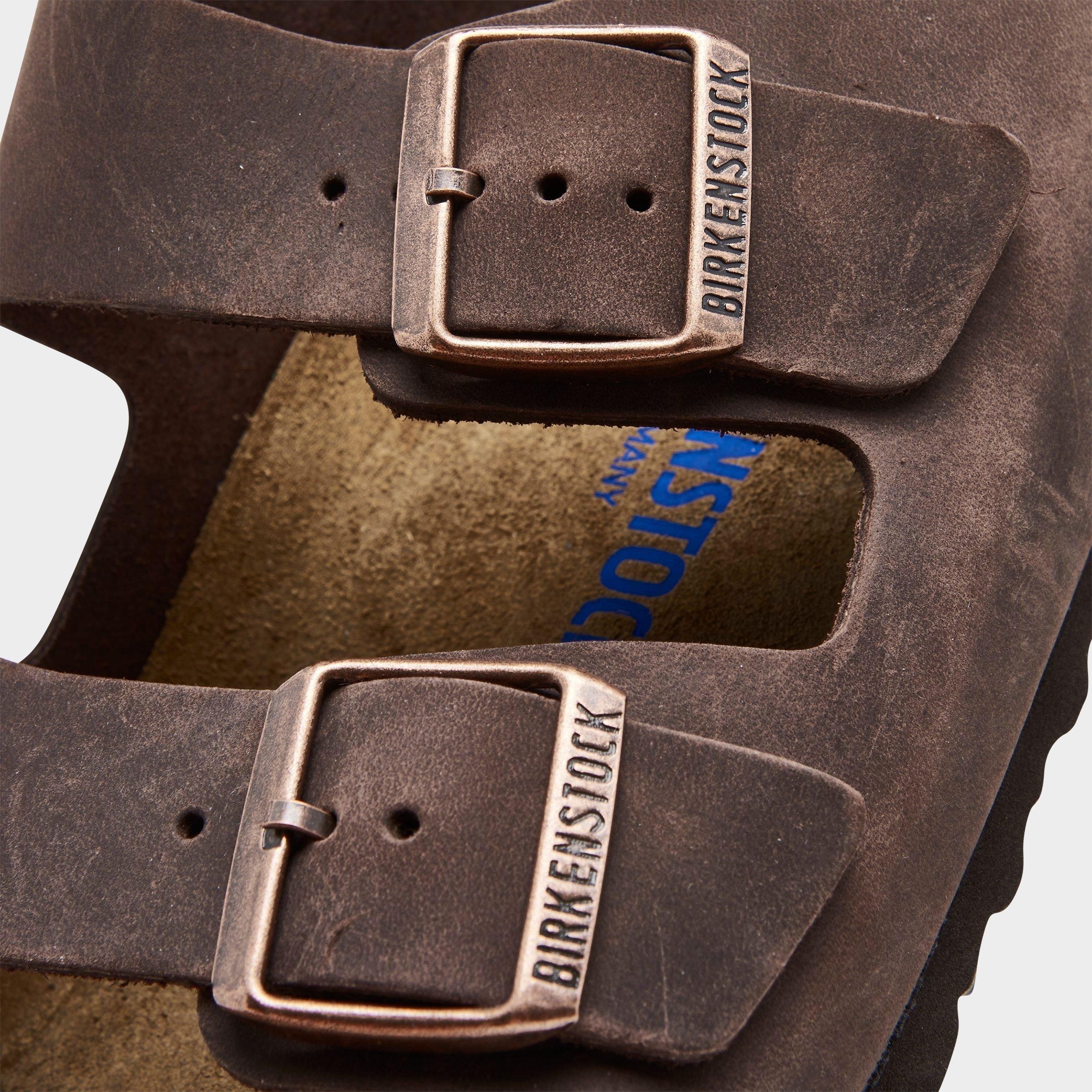 MEN'S BIRKENSTOCK ARIZONA OILED LEATHER SANDALS - 3
