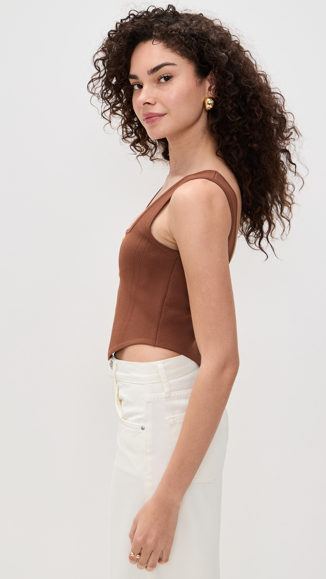 Saga Square Neck Knit Corset - 3