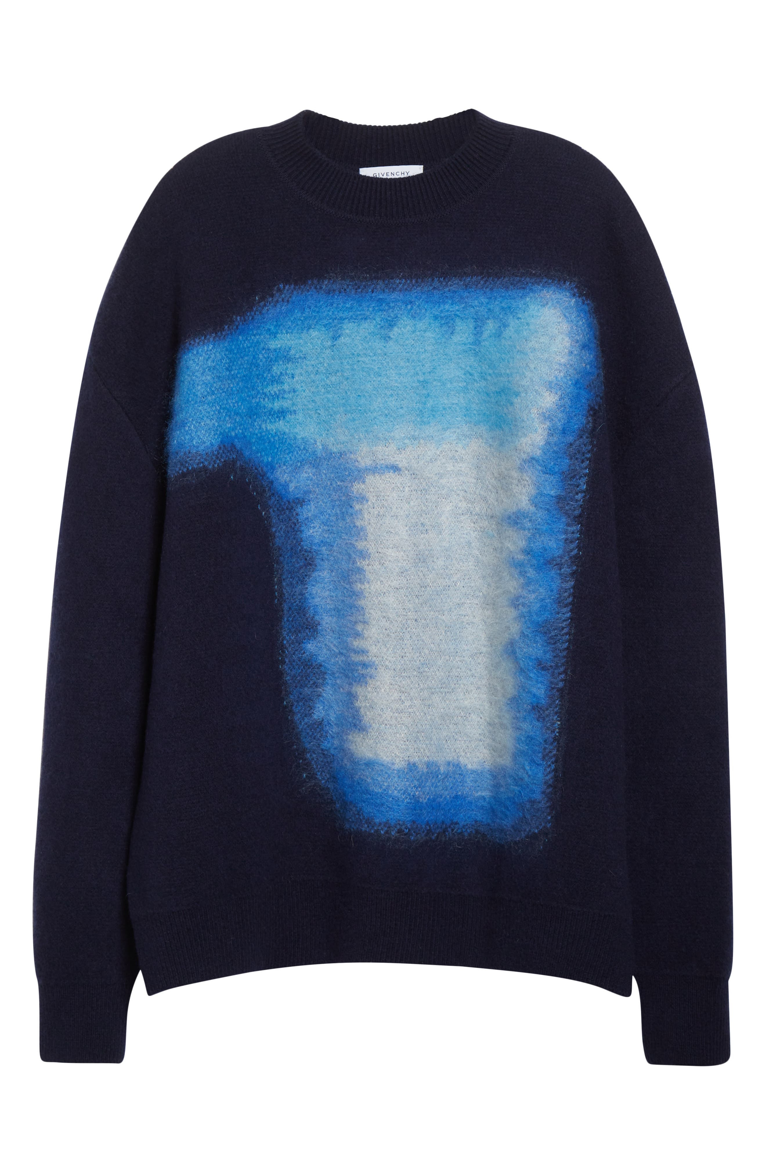 Givenchy Afternoon Light Jacquard Wool Sweater in Navy/Blue at Nordstrom - 5