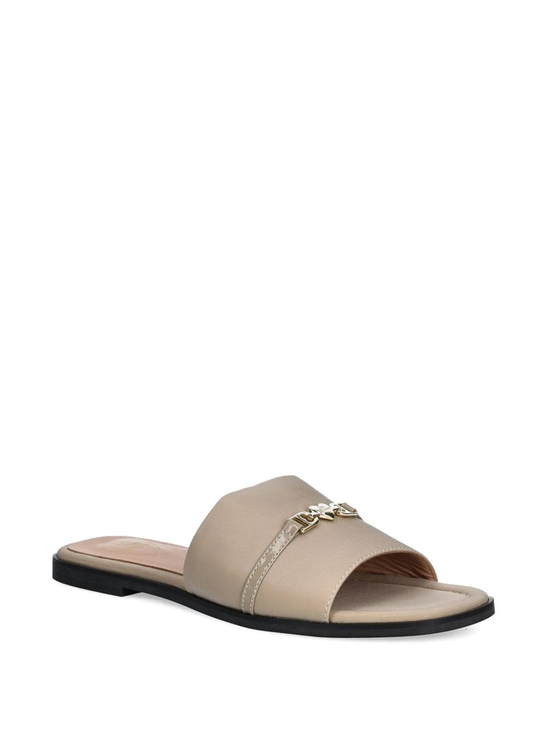 Moschino leather slides outlook