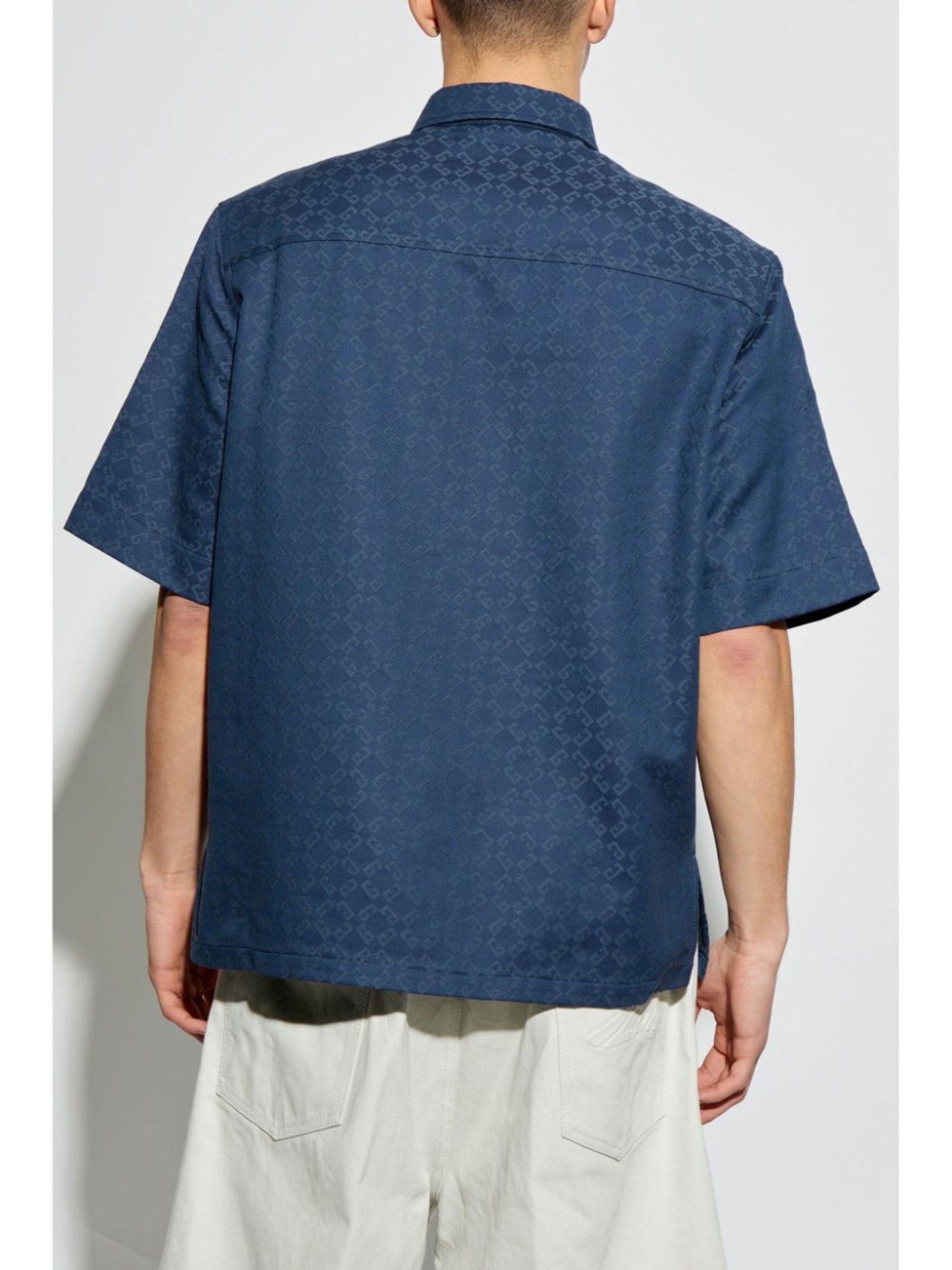 monogram-pattern shirt - 4