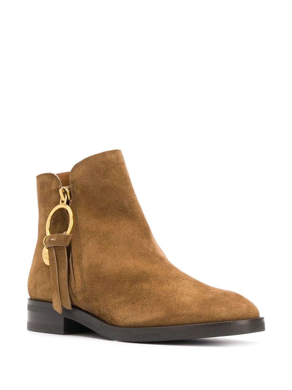 Louise logo charm ankle boots - 2