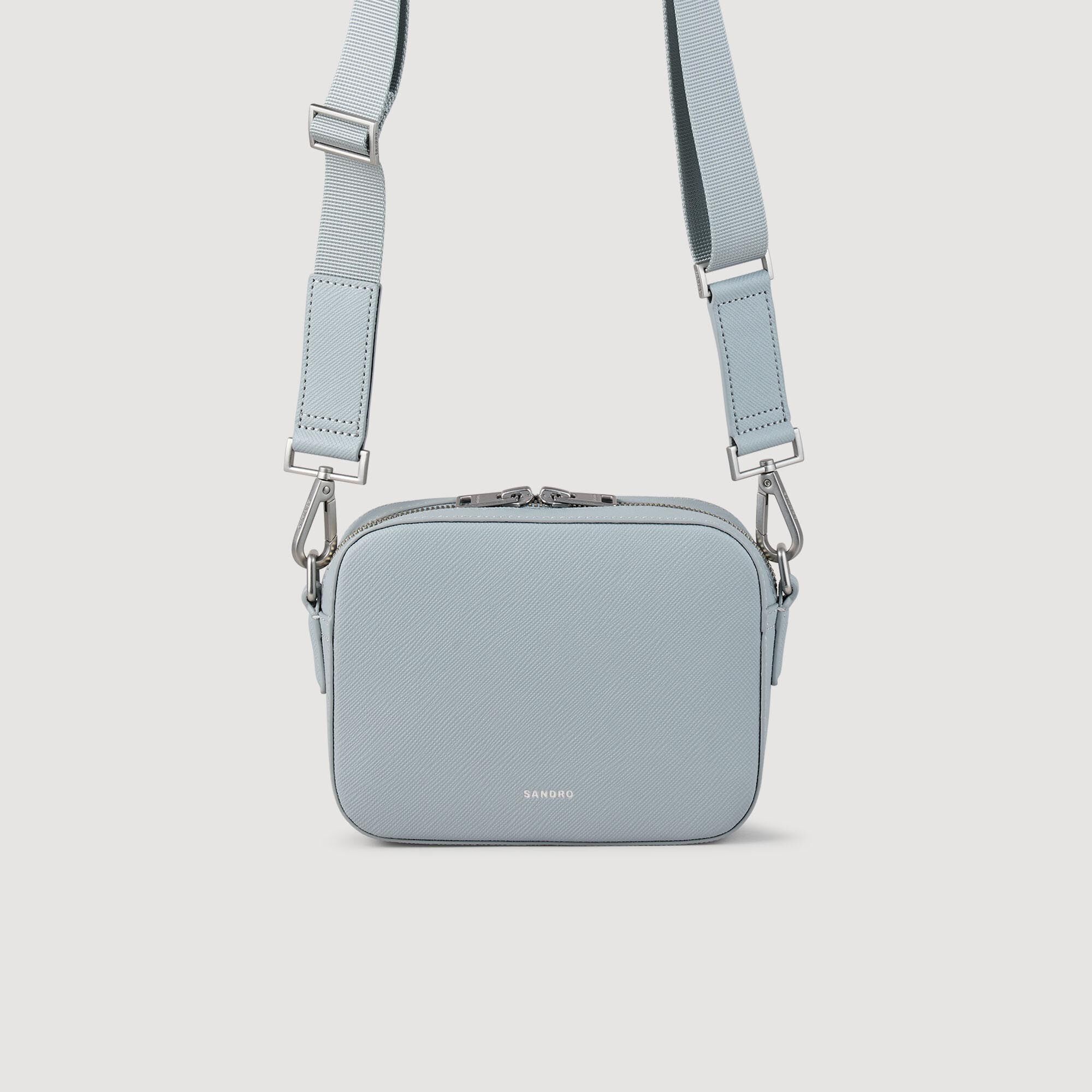SMALL RECONSTITUTED LEATHER BAG - 4