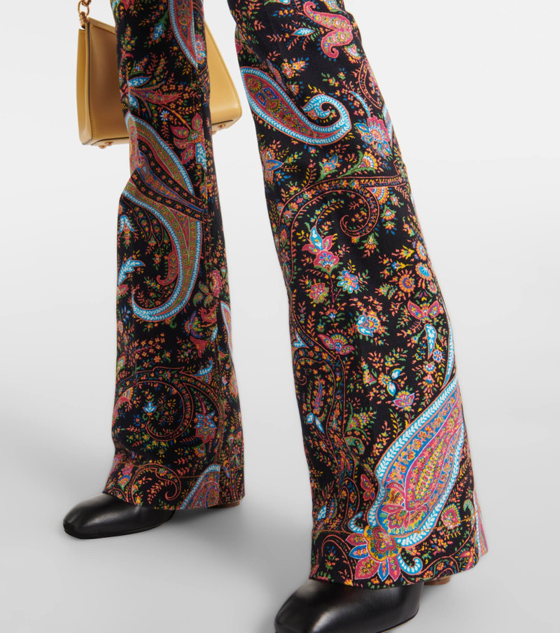 Paisley high-rise flared jeans 5