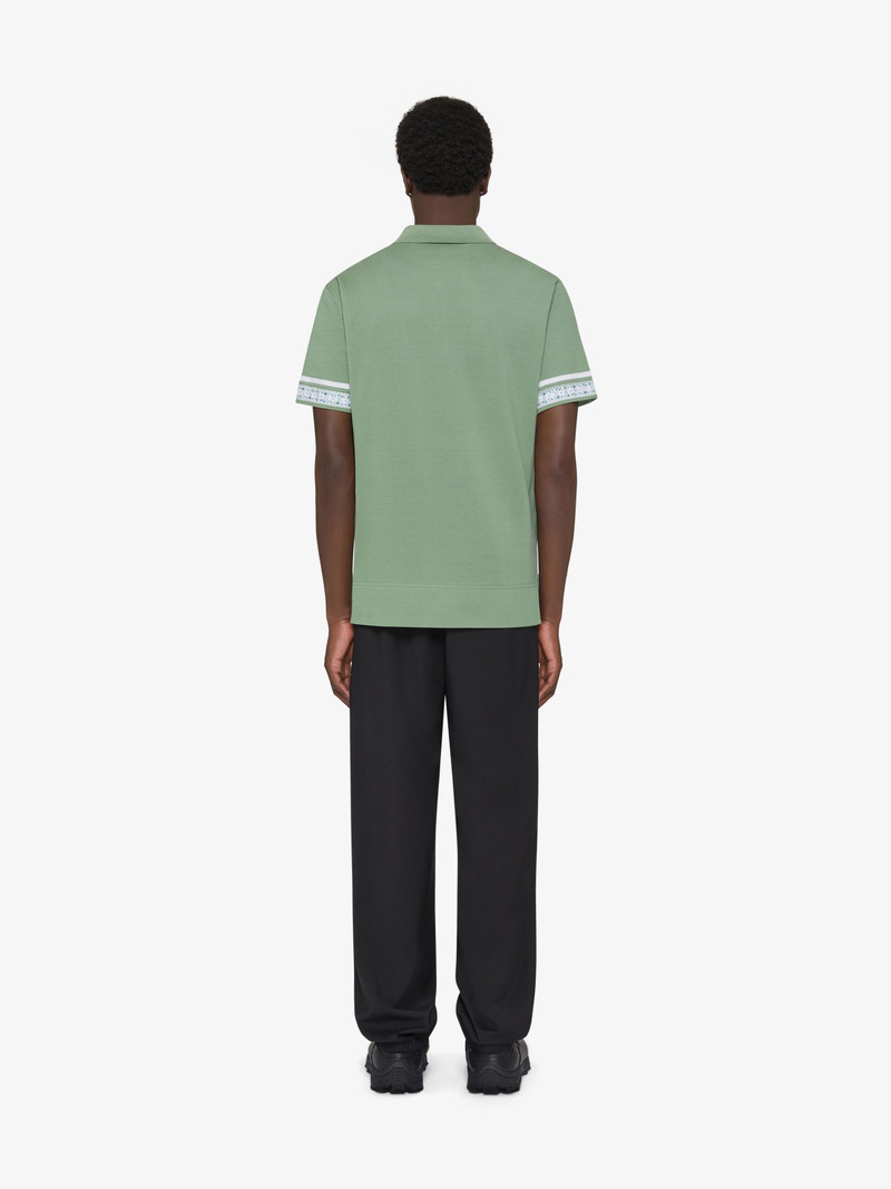 POLO IN COTTON WITH FLORAL DETAIL 4