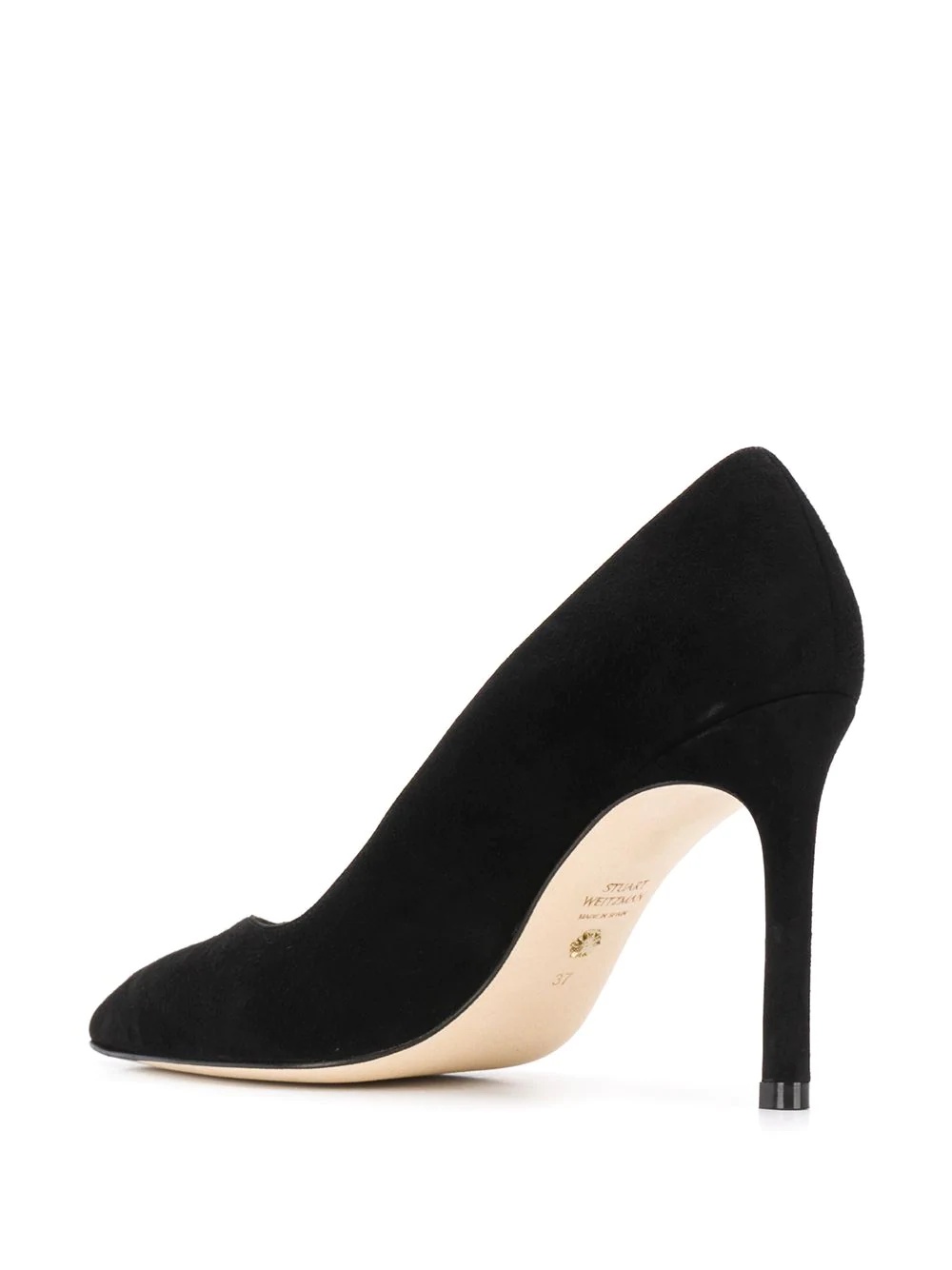 black suede pumps - 3