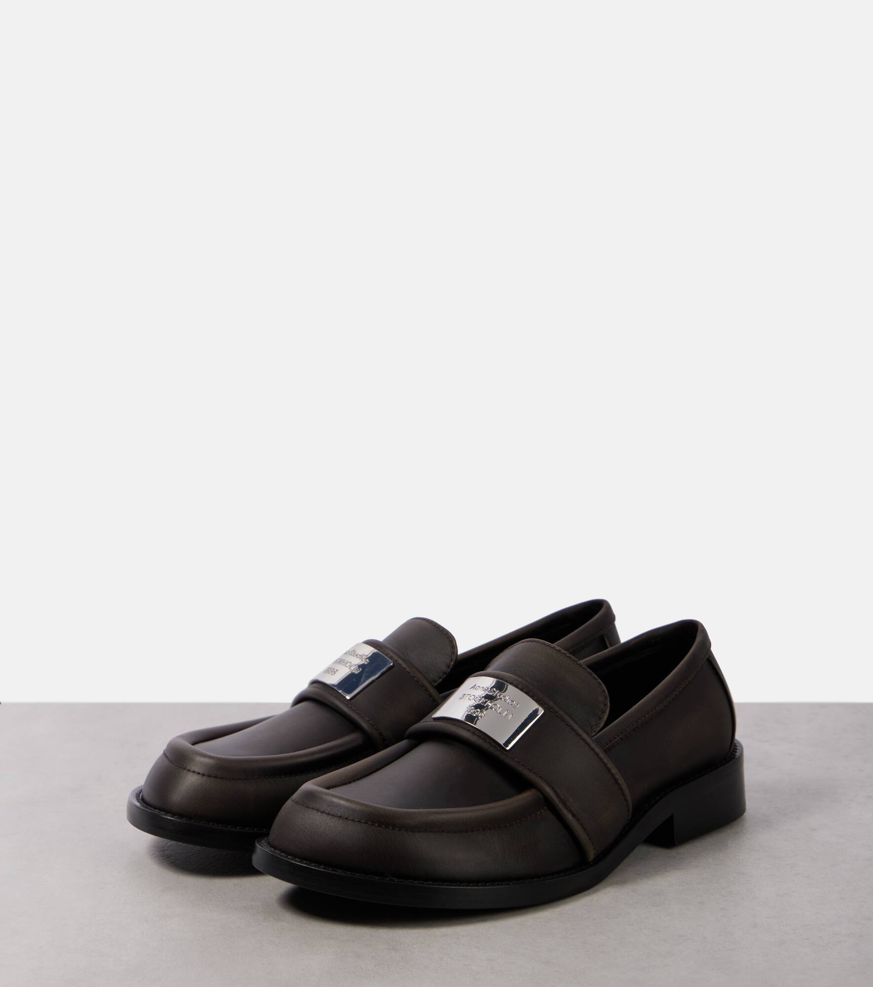 Logo loafers - 4