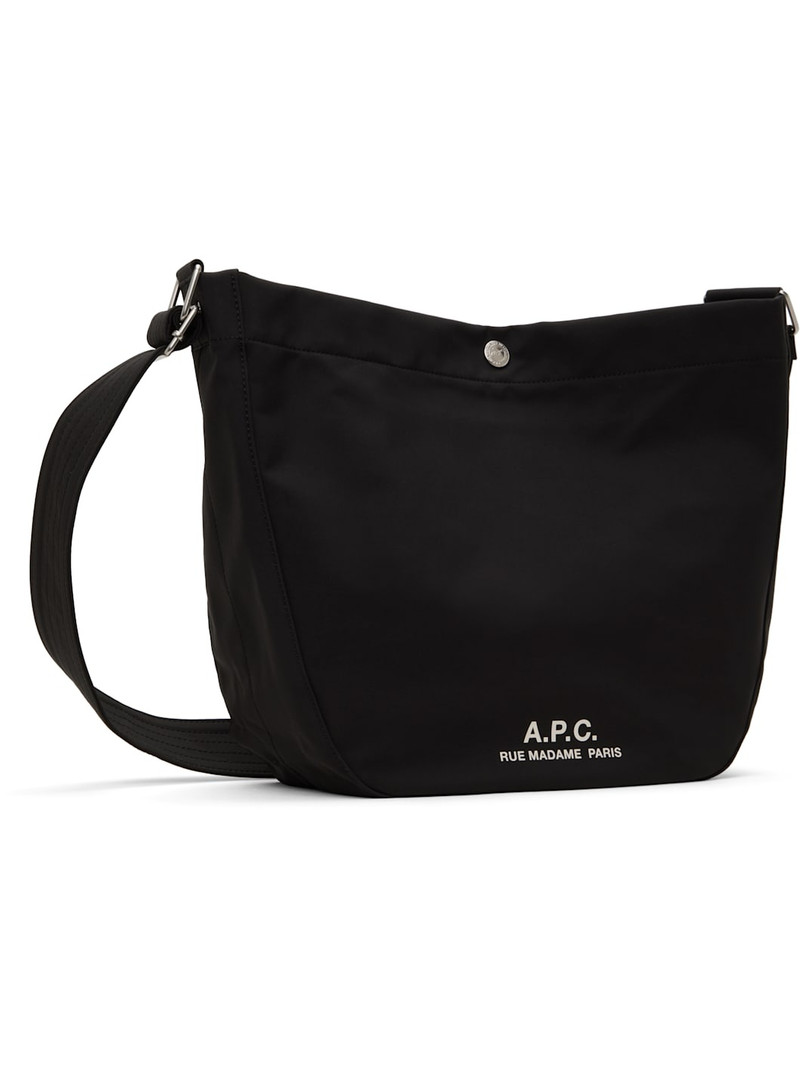 A.P.C. Black Journal Belt Bag outlook