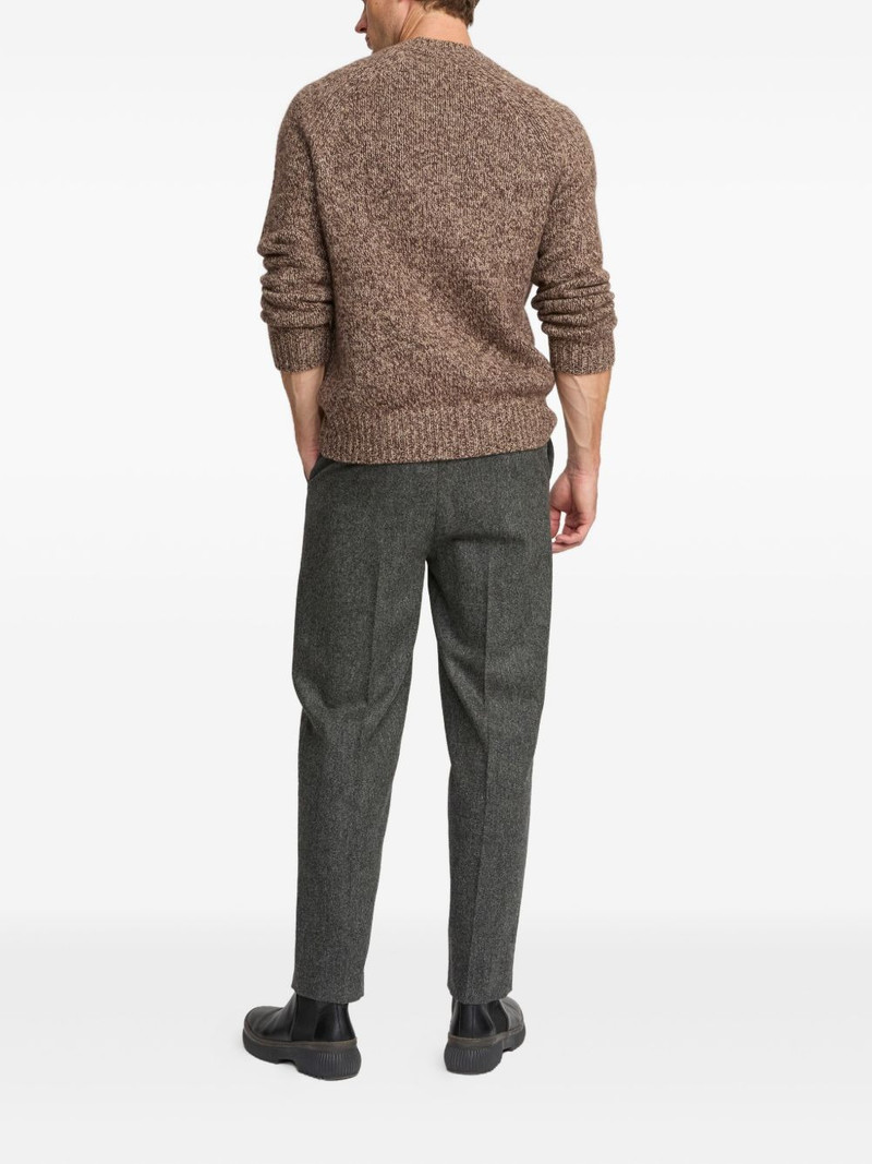 tweed straight-leg trousers 3