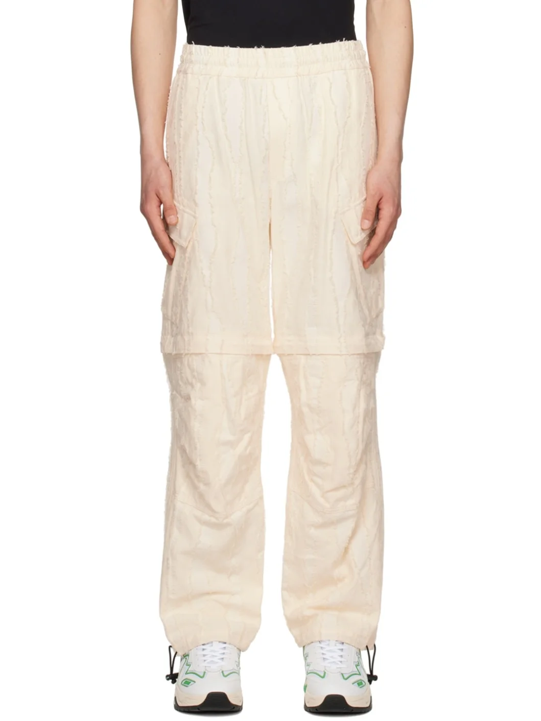Off-White Striped Cargo Pants - 1