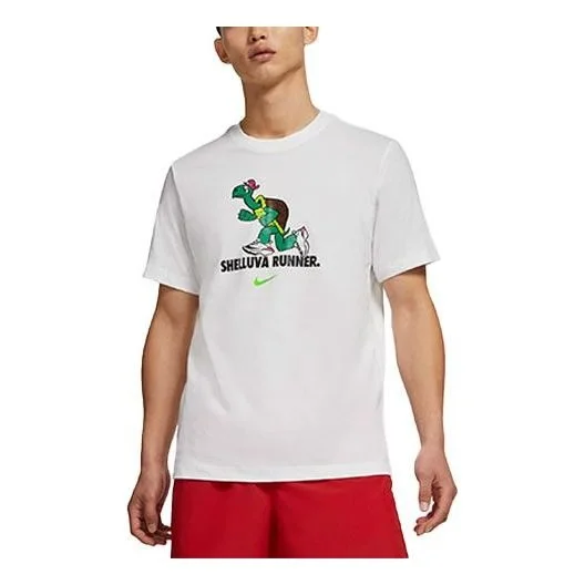 Nike Men's Dri-FIT Tortoise Running White CZ9830-100 - 1