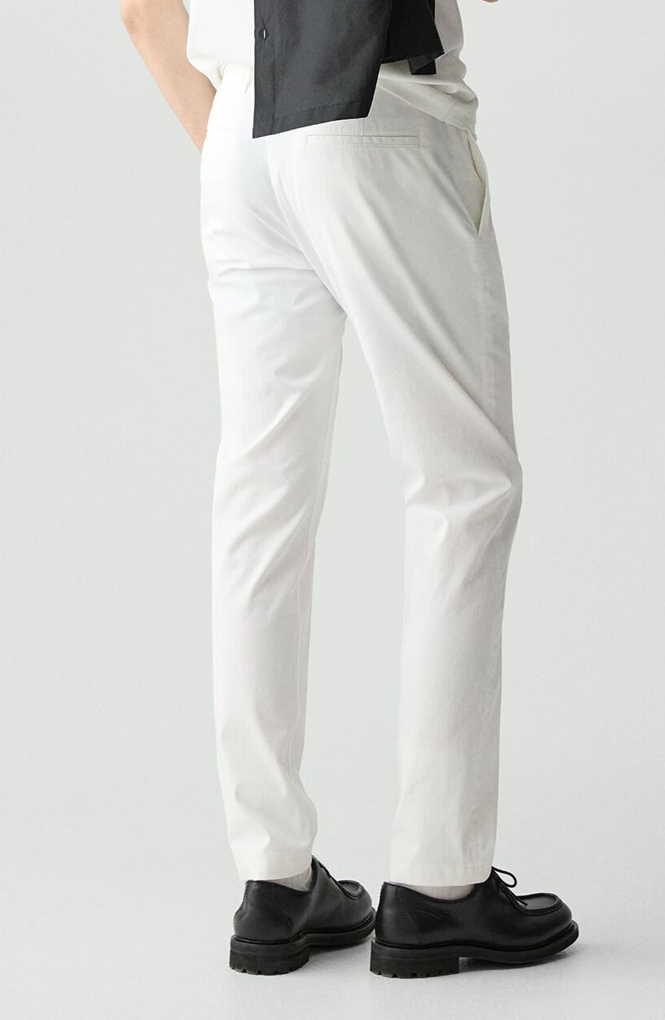 Theory Zaine Precision Ponte Knit Pants in White at Nordstrom - 2