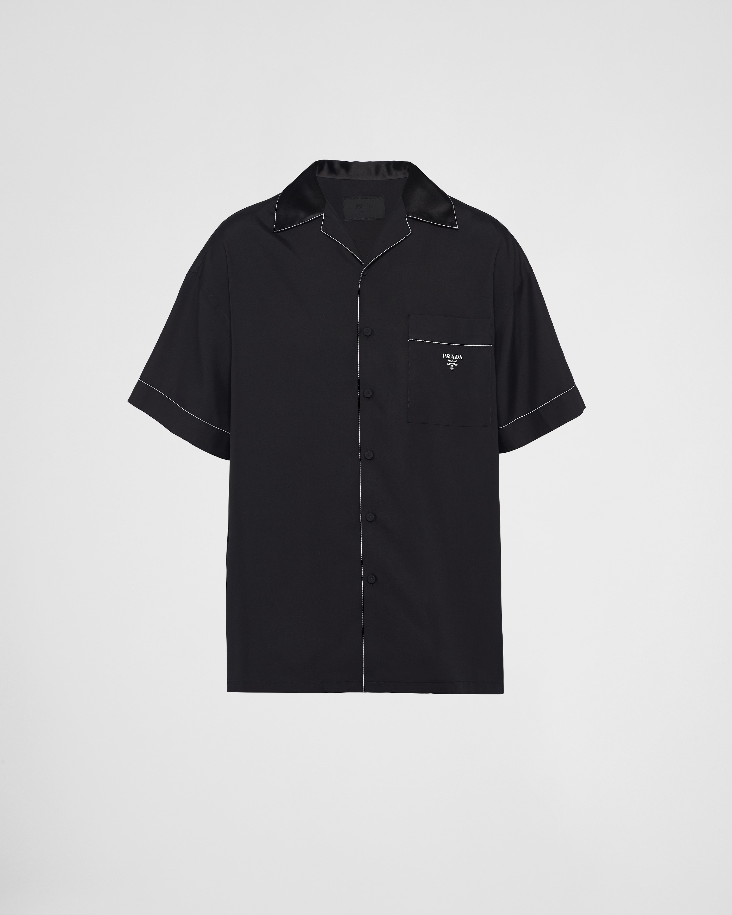 Prada Short-sleeved silk shirt