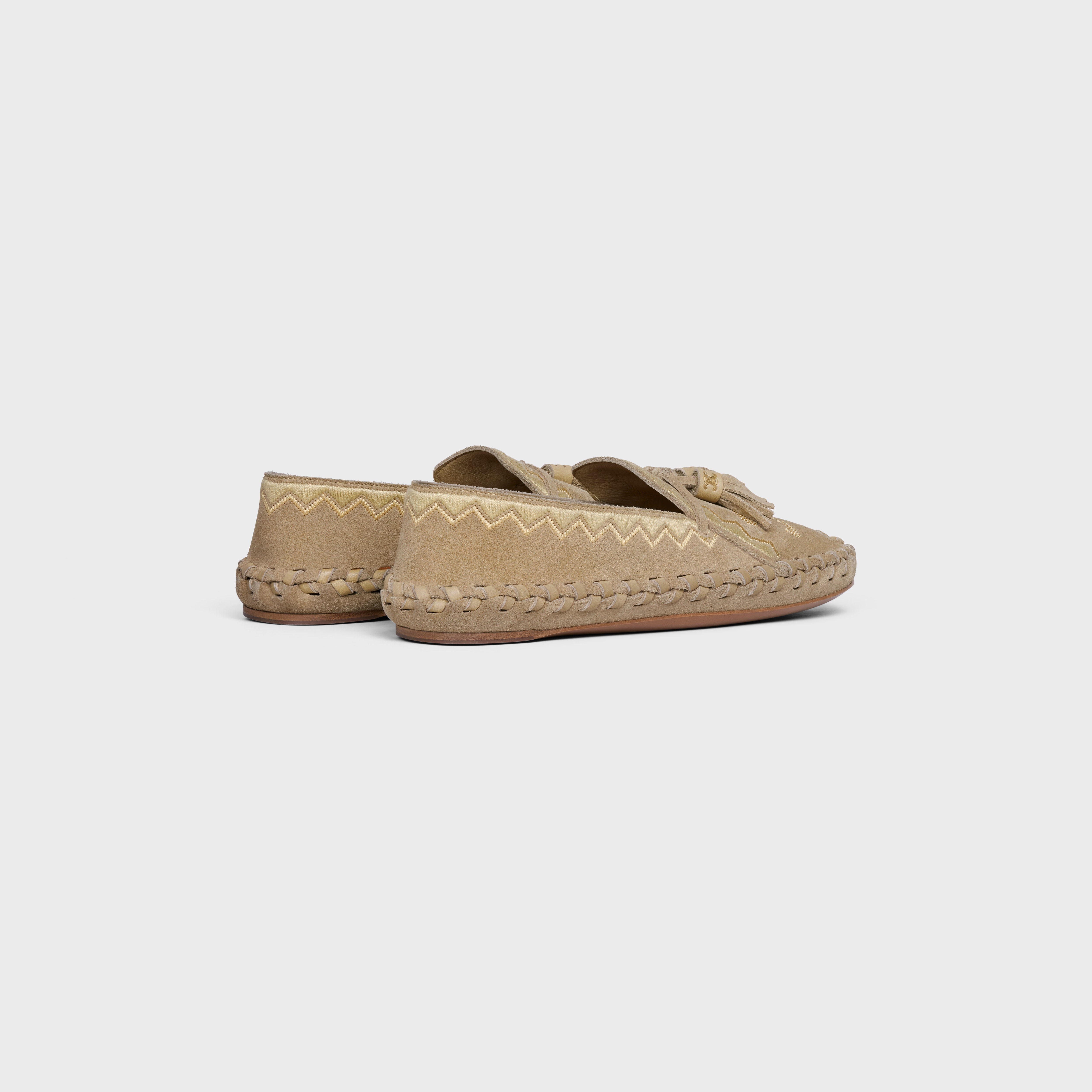 Celine Marlou Flat Slip-on in Suede calfskin - 3