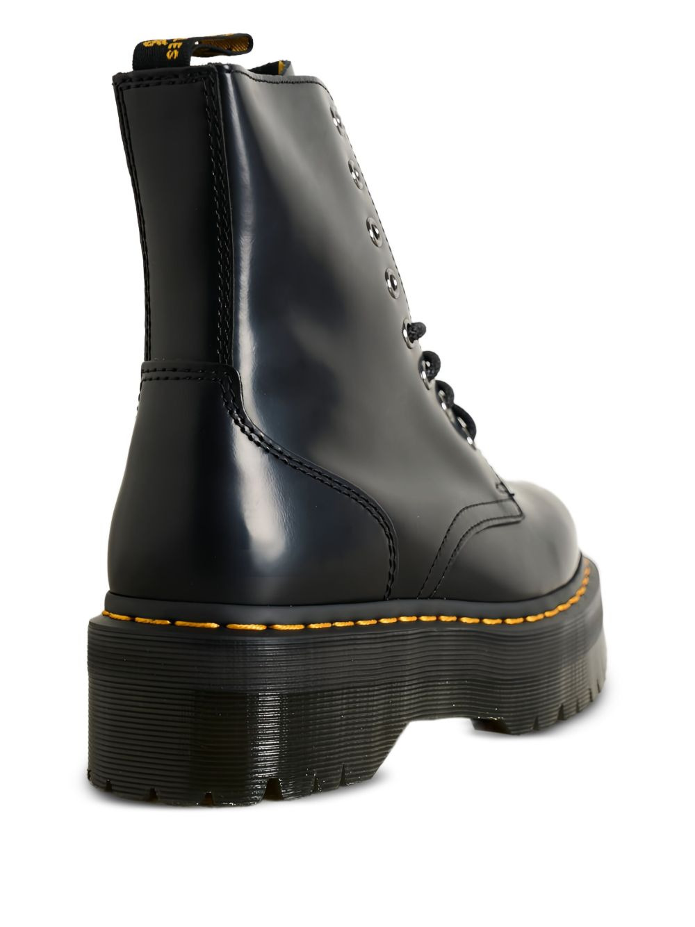 Jadon Smooth platform lace-up combat boots - 5