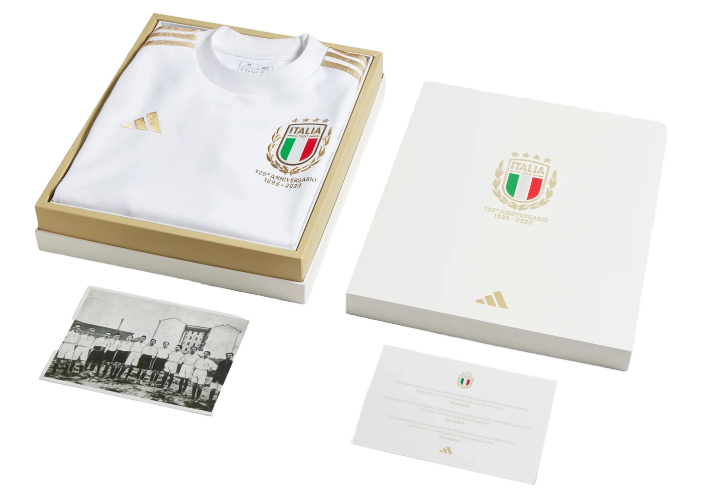adidas Italy 125th Anniversary Kit White - 2